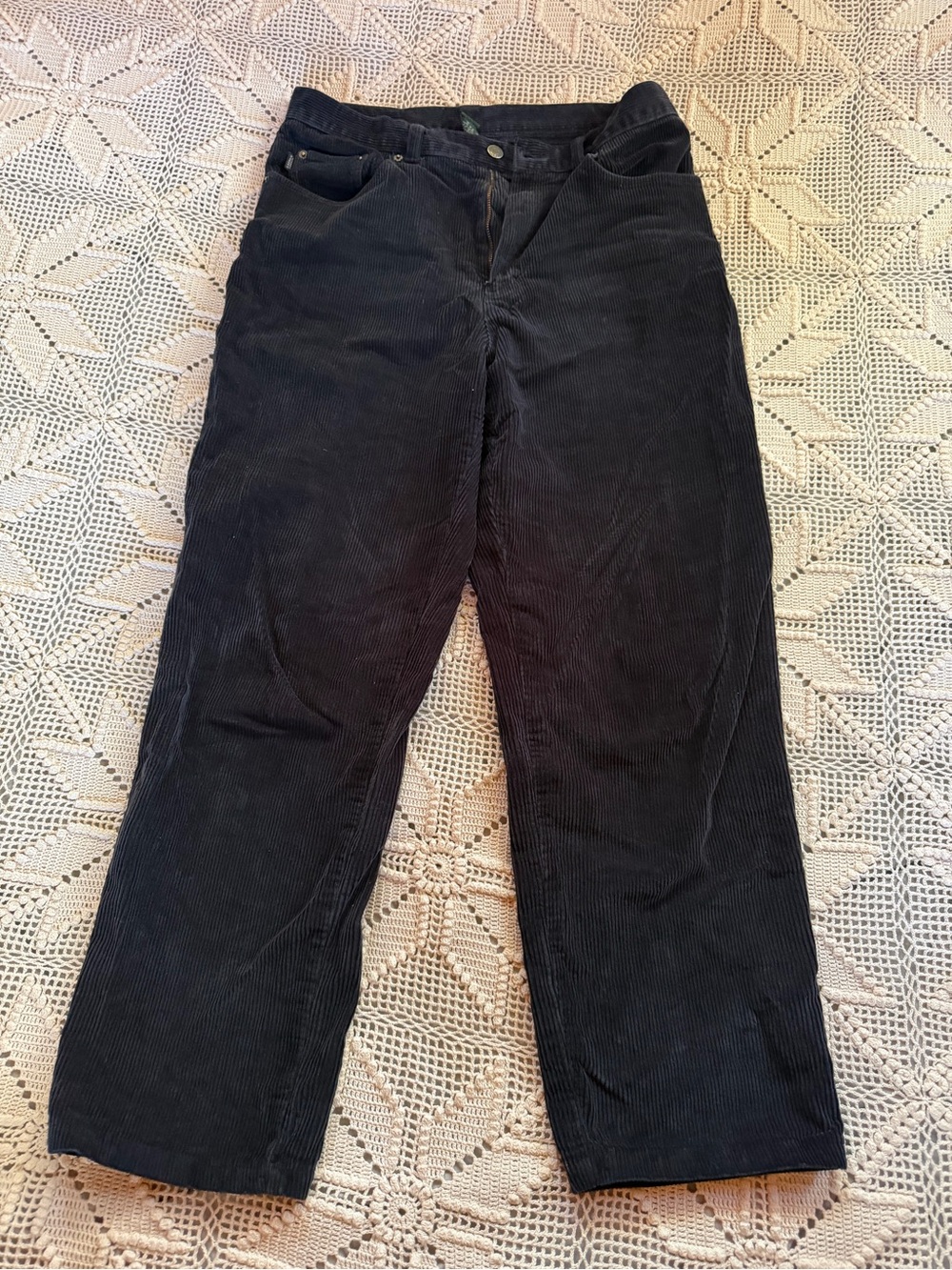 Ralph Lauren Navy Straight-Leg Corduroy Jeans